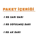 İpek Değirmen 3 KG Premium Darı Paketi Sarı Ak Darı Soyulmuş Darı - 2