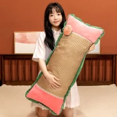 Rattan Soğutucu Yastık - Çilek - 95x40cm - 2