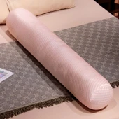 Çizgi Film Buz İpek Uzun Yastık - Sarı - 130cm - 9