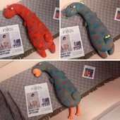 Bacak Yastığı - Uzun Şerit - Dinozor - 90cm - 11