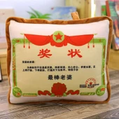 Ödül Tarzı Hava Koşullandırıcı Yastık ve Yastık Peluş Oyuncak - En İyi Eş - 30x30cm - 11