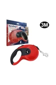 Eurodog Euro Dog Otomatik Köpek Gezdirme Tasması Yumusak Doku Kırmızı/siyah 3 Mt - 2