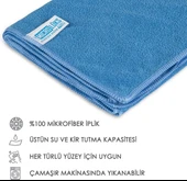 Mikro Lüx Mikrofiber Oto Kurulama Temizlik Bezi 50x70 Cm Süper Emici - 1 Ad. thumbnail 5