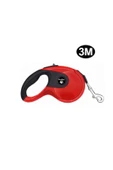 Eurodog Euro Dog Otomatik Köpek Gezdirme Tasması Yumusak Doku Kırmızı/siyah 3 Mt - 1