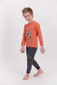 U.S. Polo Assn 922 Garson Erkek Çocuk Ribanalı Pijama Takımı - 2