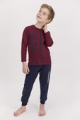 RolyPoly 2542 Connected Bordo Erkek Çocuk Pijama Takımı - 3