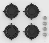 Ferre Fryart Hava Fritözü Fonksiyonlu Ankastre Set Beyaz (D064 CS206 XE63CB) Fryart Beyaz Set thumbnail 2