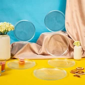 Fecra Loren 7 Parça Pasta ve Sunum Seti Natürel - 3