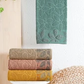Schafer Home Dolce Jakarlı Havlu 70x140-Yeşil - 1