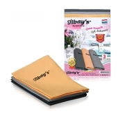 ilbay's Mikrofiber Nakışlı Süper Emici Temizlik Bezi 3'lü Paket Yeni Renk Serisi - 40x60 Cm. thumbnail 1