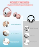 Bebek Gürültü İzolasyon Kulaklıkları - Pembe/Pembe - 8