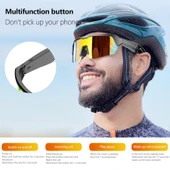 Akıllı Gözlük - Gümüş Kaplama - Bluetooth - Bisiklet için - 11