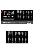 Fontenay Soft Jel Tips Protez Tırnak Tips Uzatma Yeni Nesil 240 Adet Stiletto - 1