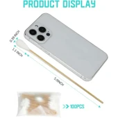 Bambu Pamuklu Kulak Çubuğu - 400 Adet - 15 cm - 7