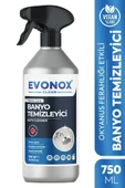 Evonox Clean Ultra Güçlü Banyo Temizleyici ve Kireç Çözücü Okyanus Kokulu Sprey 750 ml - 1