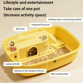 Açık Hamster Kafesi - Gri - 44.5X29X23CM - 8