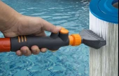Tekrar Kullanılabilir Filtre Temizleme Fırçası - Plastik - Su Püskürtücülü - 9