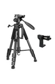 Blic Np-8850 1.75 Metre Profesyonel Alüminyum Tripod - 360 Döner Başlık - Taşıma Çantalı - 3kg Taşı - 1