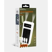 ACL Pw-61 30.000mah Güneş Enerjili Powerbank Beyaz - 5 Cihaz Aynı Anda Şarj - Usb-c & Lightning - Mi - 1