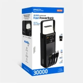 ACL Pw-112 22.5w Outdoor Hızlı Şarj Powerbank Siyah - 30.000mah Kapasite, Çoklu Usb Çıkış, Dahili Ka - 1