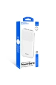ACL Pw-99 10000mah Powerbank Beyaz - Led Göstergeli, Çift Usb - Type-c Çıkışlı, Akıllı Güvenlik Sist - 1
