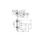 Creavit Slope Banyo Bataryası Krom BT.SP2500 - 2
