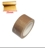 Yüksek Sıcaklık Dayanıklı Bant - 19mm Genişlikte Yapışkanlı Yüksek Sıcaklık Bezi - 7