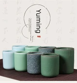 Seramik Kalemlik - Büyük Geyao Erguvan Yeşili - 7