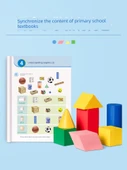 Geometrik Şekil İlkokul Matematik Öğretim Araçları - Plastik 5 Hızlı Sayıcı - 3