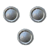 Gümüş Mika Plastik Parti Tabak 26 cm – Dayanıklı, Şık ve Tek Kullanımlık Sunum - 6 Adetlik 3 Paket thumbnail 1