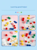 Geometrik Şekil İlkokul Matematik Öğretim Araçları - Plastik 5 Hızlı Sayıcı - 5