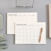 2024 Öz Disiplin Zaman Yönetimi Defteri - Minimalist-Haftalık Plan (2 Paket) - 2