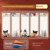 Çin Tarzı DIY Kağıt Ayraç - Boş Karışık Ayraç [NZ802] 3 Paket + 30 Püskül - 1