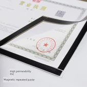 Manyetik Görüntüleme Etiketi A5 Altın - İki Paket thumbnail 4