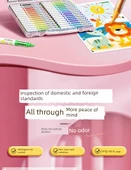 Akrilik Marker Kalem Seti - Yumuşak Uç - Peynir Paketi Aslan - 24 Renk - Akıllı Mürekkep Kontrolü thumbnail 8