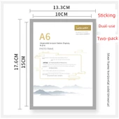 Manyetik Görüntüleme Etiketi A6 Gümüş - İki Paket thumbnail 1