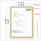 Manyetik Görüntüleme Etiketi A5 Altın - İki Paket thumbnail 1