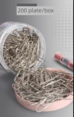 Metal Kağıt Klibi - Renkli/5 Fıçı, Toplam 800 Parça - 11