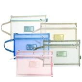 A4 Şeffaf File Çantası - 4 Süper Kalın İki Katmanlı - Geliştirilmiş Malzeme thumbnail 5