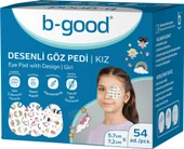 B-GOOD GÖZ PEDİ DESENLİ KIZ 5,7 X 7,2 CM 54'LÜ - 1