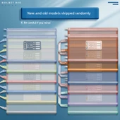 A4 Şeffaf File Çantası - 4 Süper Kalın İki Katmanlı - Geliştirilmiş Malzeme thumbnail 6