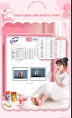 DIY Guka Krema Yapıştırıcı Seti - Tavşan Kız Hediye Kutusu 1020 Parça Set - 6