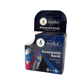 Jenbol Kinesiology Tape Ağrı Bandı 5 cm x 5 m - Beyaz - 1