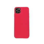 Apple iPhone 11 Pro Max Mint Silikon Kılıf - Pembe - 1