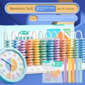 Çocuklar için Matematik Öğretim Araçları - 1. Sınıf Kitap Paket 2 - 5 Parça Set - 1