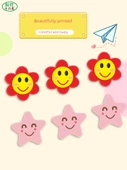 2cm Manyetik Etiketler - Yıldız - Pembe - 50 Adet - 4