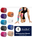 Jenbol Kinesiology Tape Ağrı Bandı 5 cm x 5 m - Beyaz - 5