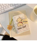 Çizgi Film Kart Tutucu Foto Albüm - Üç Sarı Winnie - 20 Kart Sayfası + 2 Fonksiyon Parçası - 11