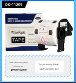 Barkod Yazıcı Etiketi - 29mm x 62mm - Beyaz Üzerinde Siyah - 11