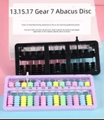 Eğitici Abaküs - 7 Boncuk 13 Dişli - Mor - 6